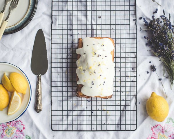 Can You Bake a Gourmet Lemon Lavender Pound Cake with Lemon Glaze?